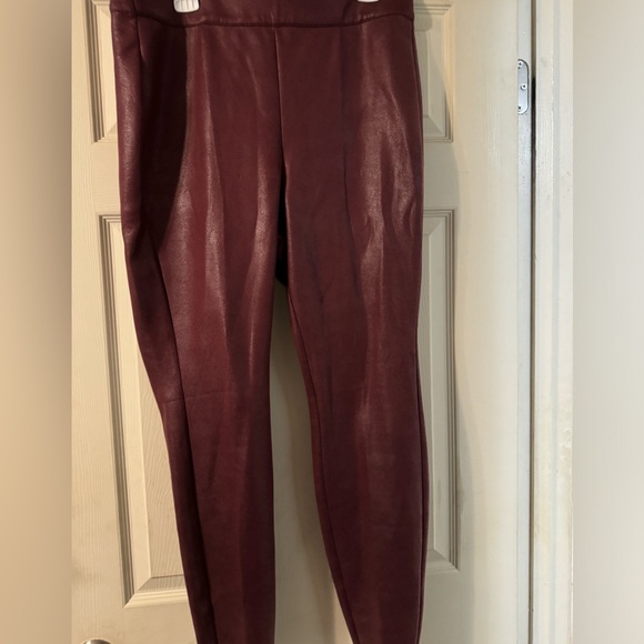 Pull-On High-Rise Coated Ponte Leggings - Picture 3 of 4